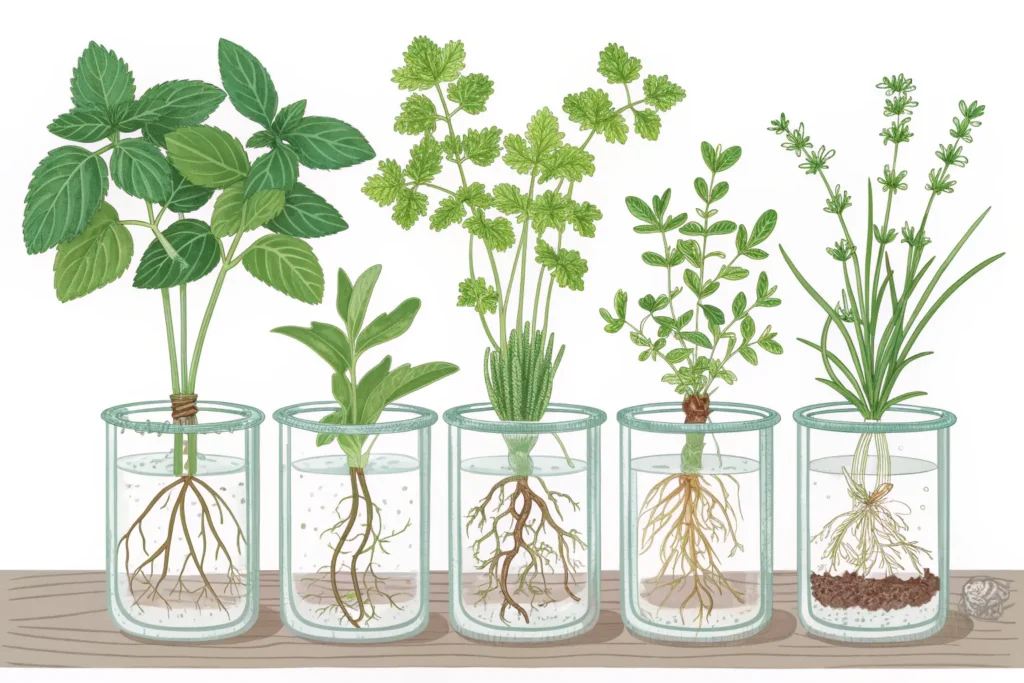 8-herbs-you-can-grow-indoors-in-water-year-round--1024x683 8 Herbs You Can Grow Indoors in Water Year-Round – No Soil, No Fuss!