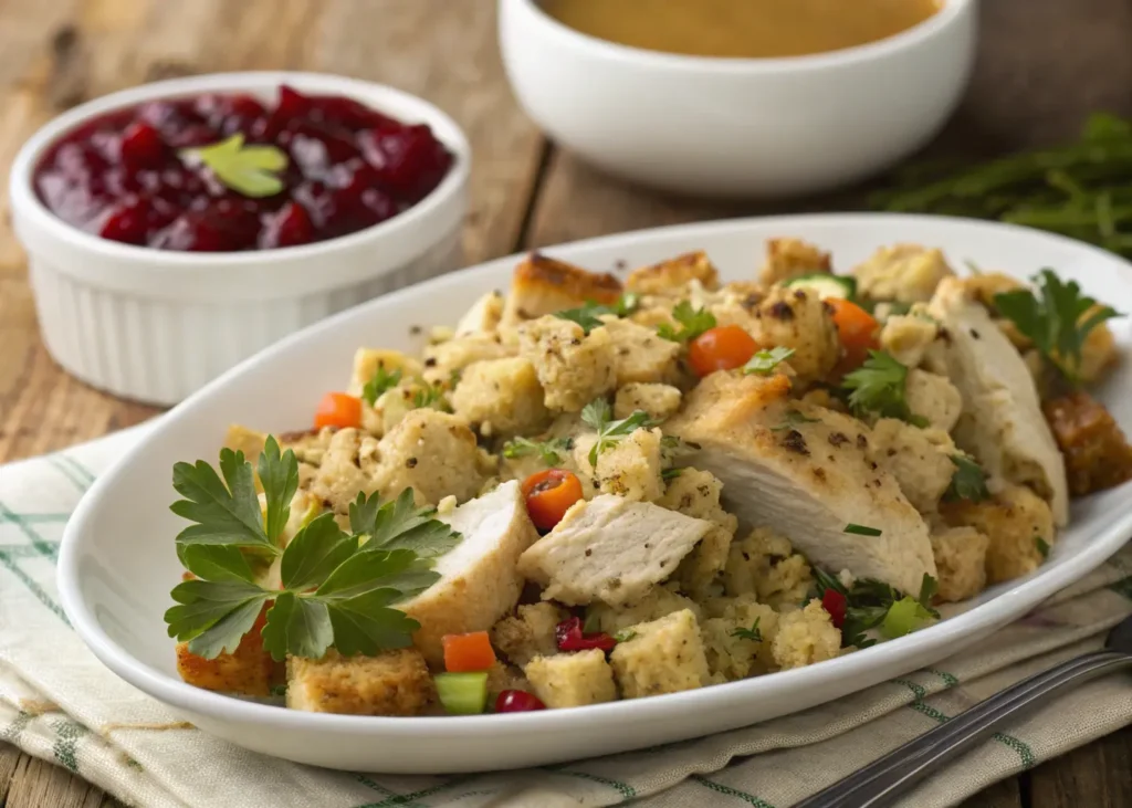 classic-chicken-dressing-1-1024x731 Classic Chicken Dressing: 5 Simple Steps to Make It Perfect (Every Time)