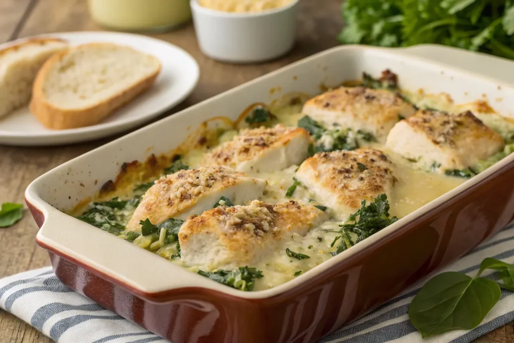 deliciously-creamy-spinach-artichoke-chicken-bake--1024x683 Deliciously Creamy Spinach Artichoke Chicken Bake: The Ultimate Comfort Food