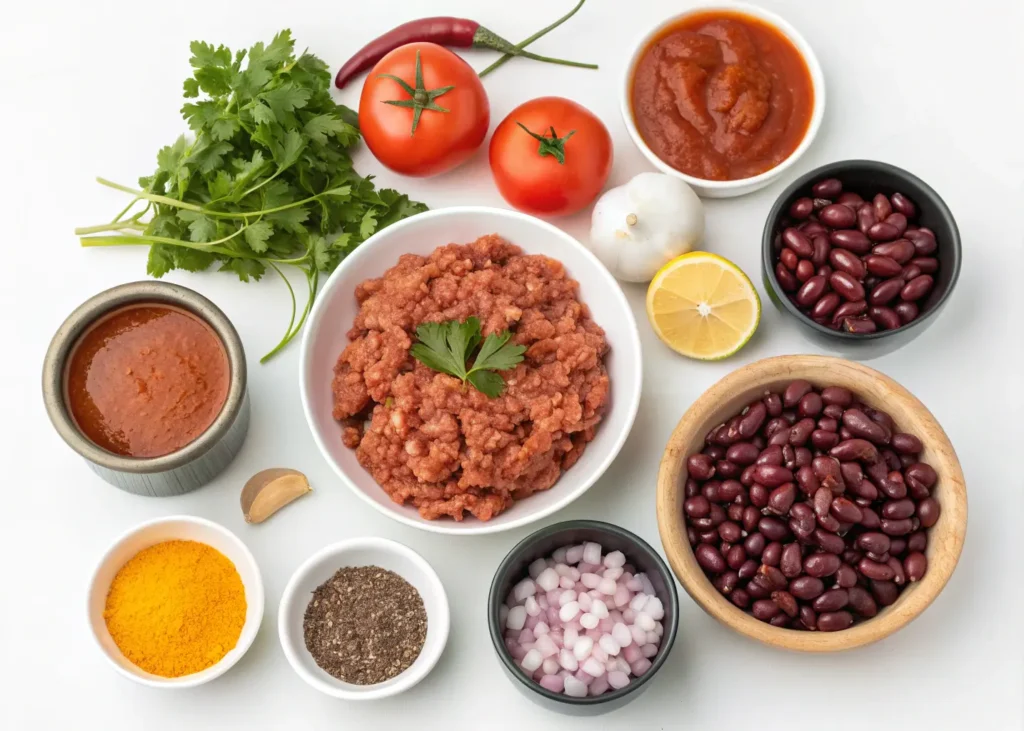 ingredient-for-easy-and-healthy-slow-cooker-turkey-1024x731 The Ultimate Healthy Turkey Chili Recipe: Set It, Forget It, and Fall in Love