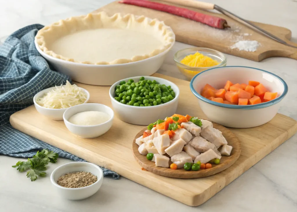 ingredient-for-easy-pillsbury-chicken-pot-pie-reci-1024x732 Easy Pillsbury Chicken Pot Pie Recipe: Top Tips for the Best Homemade Flavor Using Store-Bought Convenience