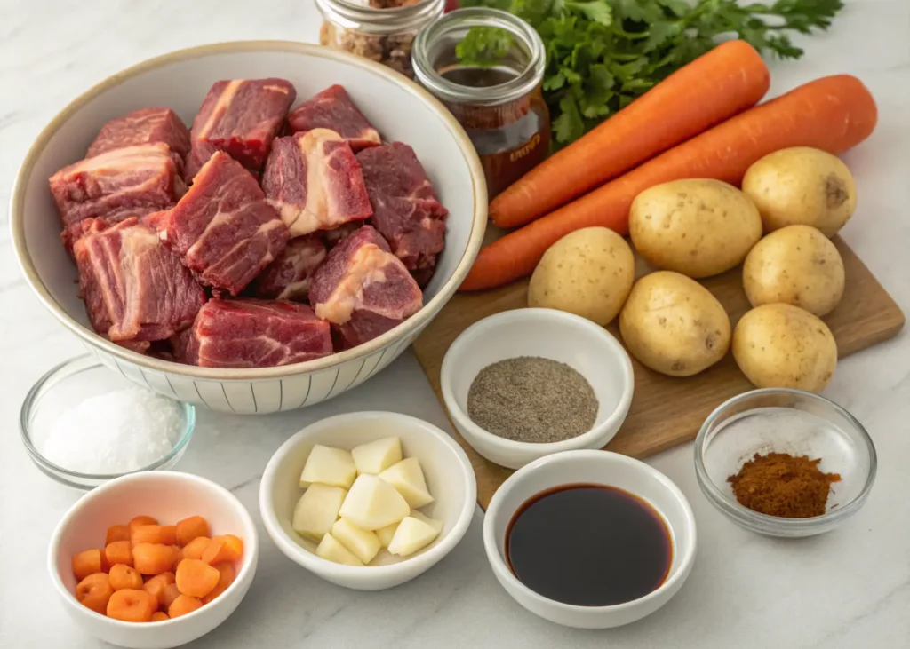 ingredient-for-easy-slow-cooker-recipe-how-to-mak-1024x731 Master the Art of Slow Cooker Beef Spare Ribs: Your Gateway to Restaurant-Quality Results at Home