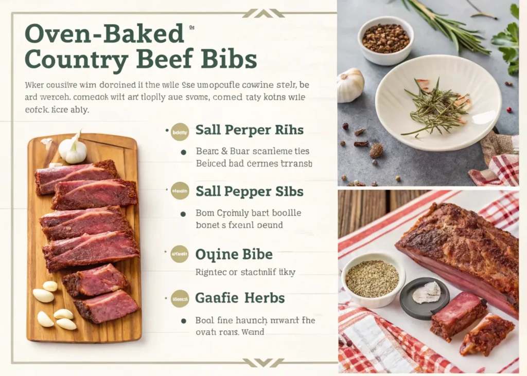 ingredient-for-oven-baked-country-style-beef-ribs--1024x732 Fall-Off-The-Bone Oven-Baked Country Style Beef Ribs: Your Ultimate Step-by-Step Guide
