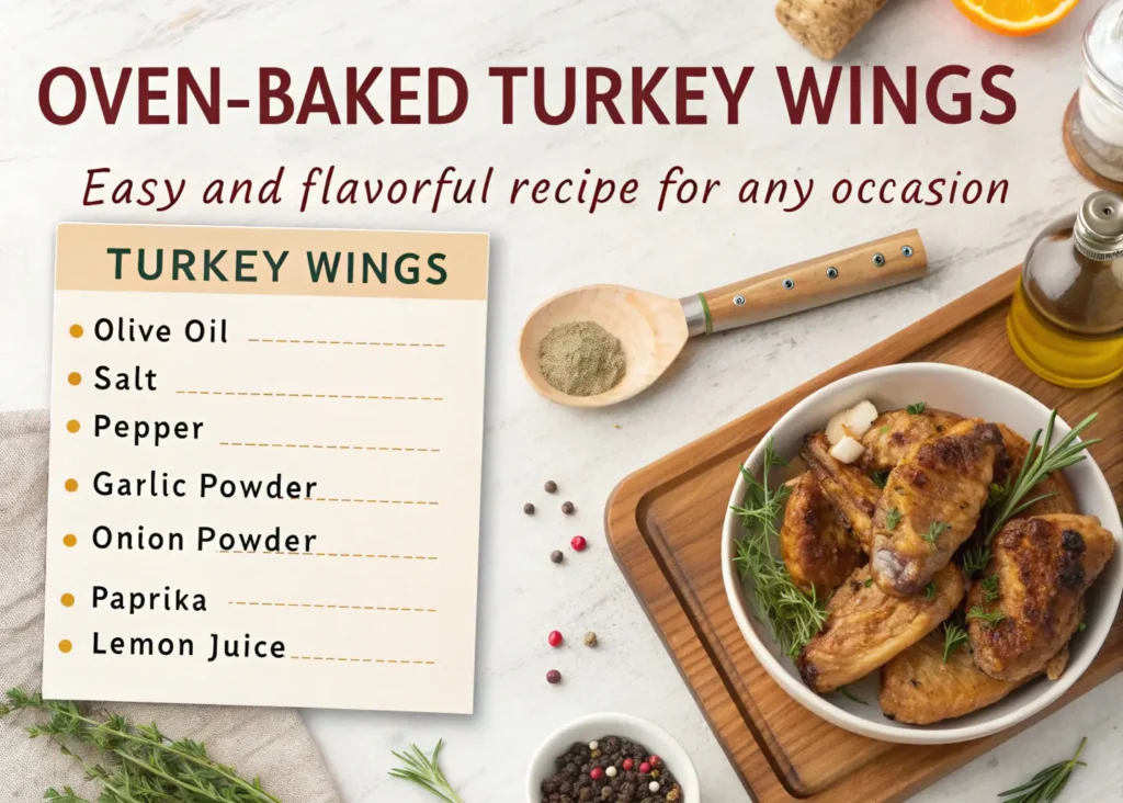 ingredient-for-oven-baked-turkey-wings-easy-and-f-1024x732 Oven-Baked Turkey Wings: Easy and Flavorful Recipe for Any Occasion