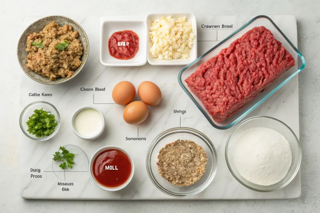 ingredient-for-stove-top-stuffing-meatloaf-a-fast-1024x683 Stove Top Stuffing Meatloaf: A Fast and Flavorful 5-Ingredient Dinner Solution