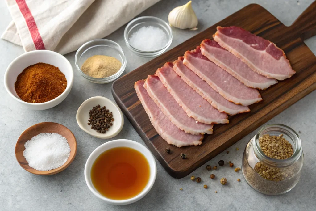 ingredient-for-turkey-bacon-1024x683 The Complete Guide to Turkey Bacon: Transform Your Breakfast with Expert Crispy Techniques