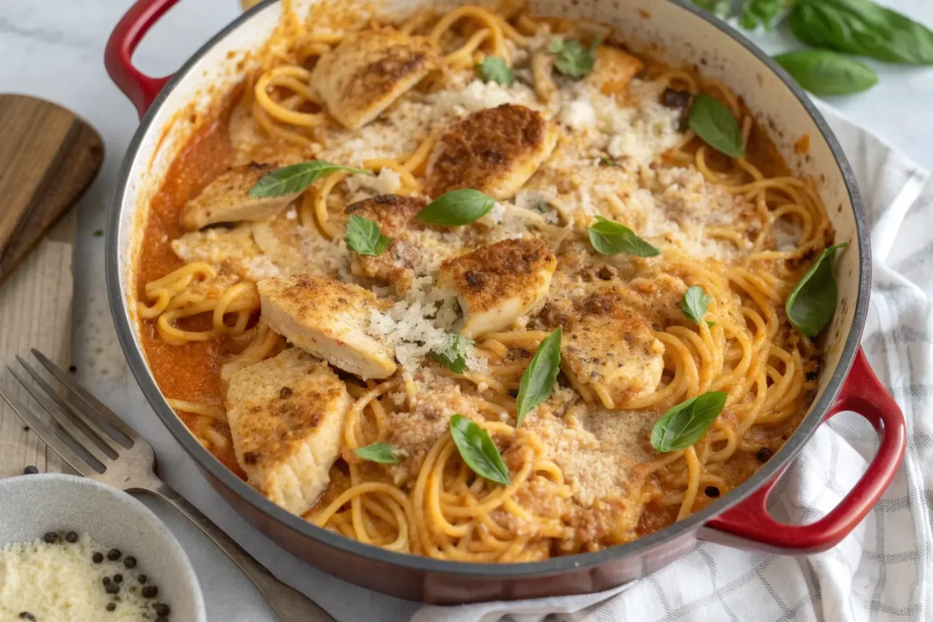 one-pot-creamy-chicken-parmesan-pasta-the-perfe-2-1024x683 One-Pot Creamy Chicken Parmesan Pasta: The Ultimate Comfort Food Ready in 30 Minutes