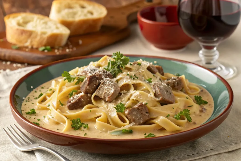 the-perfect-creamy-beef-alfredo-pasta-a-cozy-ital-1-1024x683 The Perfect Creamy Beef Alfredo Pasta: A Cozy Italian-American Favorite That Brings Family Together