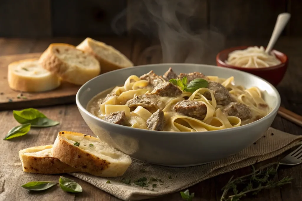 the-perfect-creamy-beef-alfredo-pasta-a-cozy-ital-1024x683 The Perfect Creamy Beef Alfredo Pasta: A Cozy Italian-American Favorite That Brings Family Together