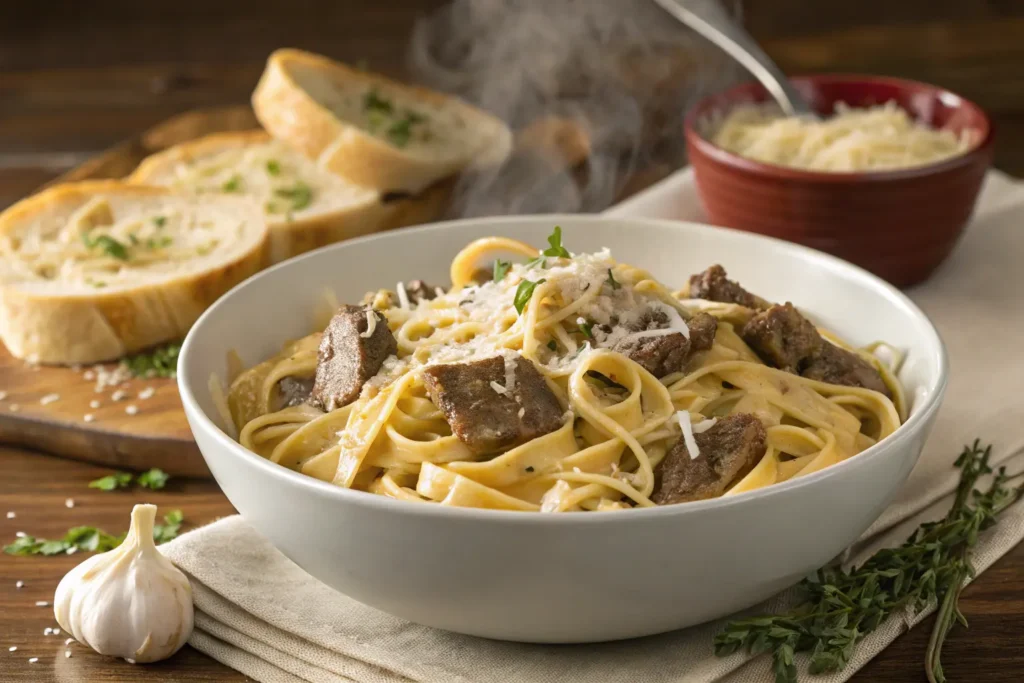 the-perfect-creamy-beef-alfredo-pasta-a-cozy-ital-2-1024x683 The Perfect Creamy Beef Alfredo Pasta: A Cozy Italian-American Favorite That Brings Family Together