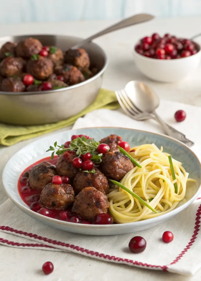 Cranberry Meatballs