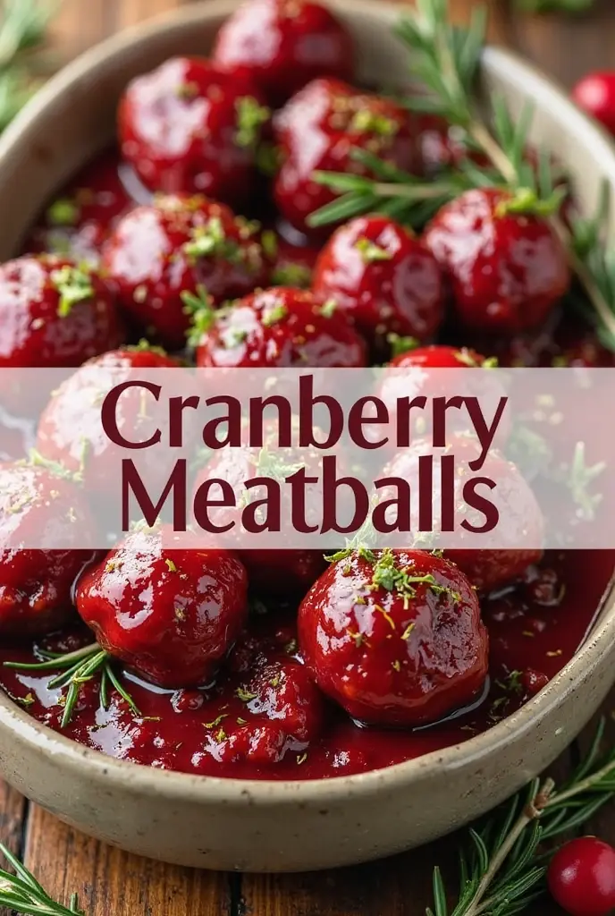 Cranberry Meatballs