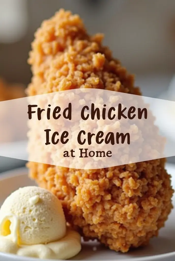 Fried Chicken Ice Cream