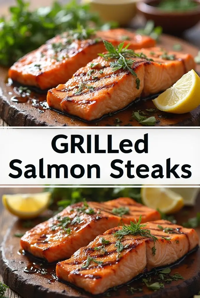 Grilled Salmon Steaks